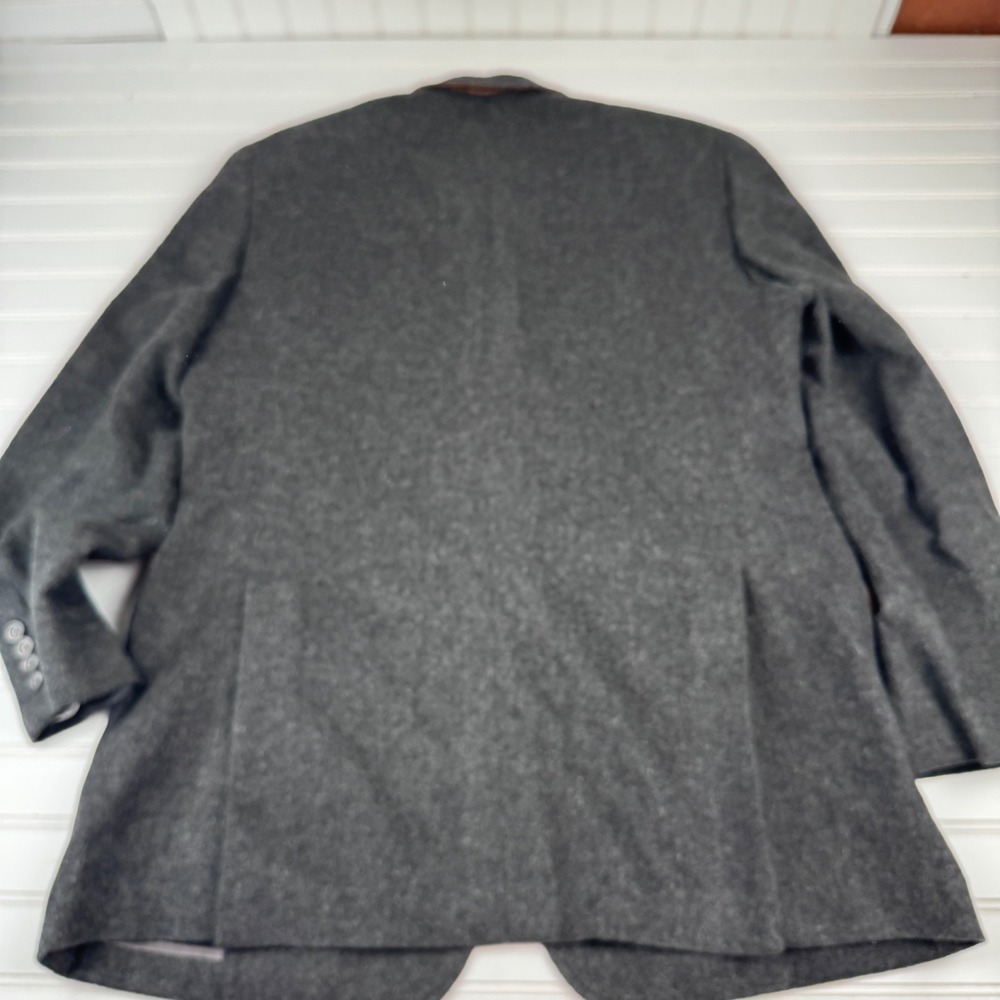 Ralph Lauren Men's 42L Gray 100% Camel Hair Loro Piana Fabric Italy 2 Button - Picture 7 of 7